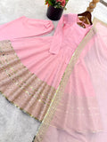 Fully Stitched & Ready To Wear Roman silk with codding sequence work Salwar Kameez