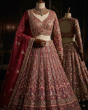 4 meter flared Butterfly Net Lehenga Choli Exceptional Quality with Can-Can and Canvas Layer