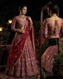 4 meter flared Butterfly Net Lehenga Choli Exceptional Quality with Can-Can and Canvas Layer