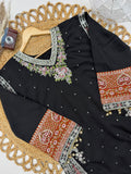 BEAUTIFUL PAKISTANI KURTI WITH SEQUENCE EMBROIDERY WORK PANT WITH DUPATTA