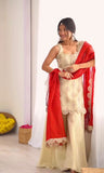 Natural Crep Silk With Heavy Embroidery Coding Sequence Work Salwar Kameez