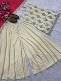 Natural Crep Silk With Heavy Embroidery Coding Sequence Work Salwar Kameez
