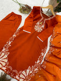 DESIGNER SEQUENCE EMBROIDERED WORKED TOP PANT WITH DUPATTA