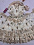 Heavy Fandy Silk with Embroidery Threads & Zari Sequins Work Salwar Kameez