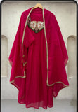 BEAUTIFUL HAND WORK OUTFIT SEQUENCE EMBROIDERED GOWN PANT WITH DUPATTA