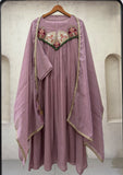 BEAUTIFUL HAND WORK OUTFIT SEQUENCE EMBROIDERED GOWN PANT WITH DUPATTA