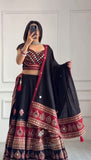 DESIGNER NAVARATRI FULLSTITCHED LAHENGA CHOLI WITH REAL MIRROR WORK