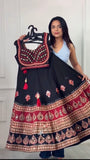 DESIGNER NAVARATRI FULLSTITCHED LAHENGA CHOLI WITH REAL MIRROR WORK