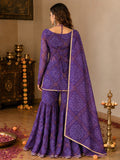 New Premium Quality With Printed BackSide Lupi with Dori Trending Top-Sharara and Dupatta Set