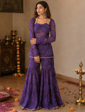 New Premium Quality With Printed BackSide Lupi with Dori Trending Top-Sharara and Dupatta Set