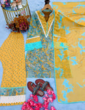 New Designer Party Wear Look Pur Printed Cambric Cotton Top & Farshi Palazzo With Dupatta set