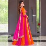 Heavy Fandy Silk With 3mm Sequence and Embroidery Work Beautiful Salwar Kameez