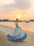 New Party Wear Look Heavy Faux Georgette Gown Dupatta & Bottom Set