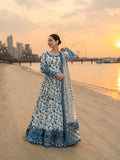 New Party Wear Look Heavy Faux Georgette Gown Dupatta & Bottom Set