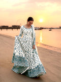 New Party Wear Look Heavy Faux Georgette Gown Dupatta & Bottom Set
