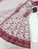 New Party Wear Look Heavy Faux Georgette Gown Dupatta & Bottom Set