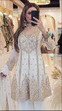 Heavy Chinon silk With Heavy 5mm Embroidery Sequence Coding Work Salwar Kameez