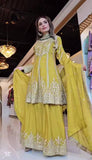 Heavy Chinon silk With Heavy 5mm Embroidery Sequence Coding Work Salwar Kameez