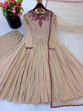 Fully Stitched & Ready to Wear Doremon Crush Embroidery thread work With Fully Flair Salwar Kameez