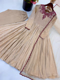 Fully Stitched & Ready to Wear Doremon Crush Embroidery thread work With Fully Flair Salwar Kameez
