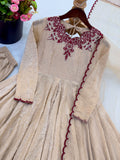 Fully Stitched & Ready to Wear Doremon Crush Embroidery thread work With Fully Flair Salwar Kameez
