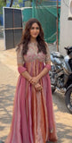 New Party Wear Look Pure Nc Moss Gown Dupatta & Bottom Set