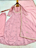 New Fancy Anarkali Gown-Pant And Dupatta Set Fully Stitched