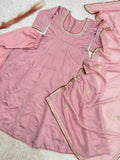 New Fancy Anarkali Gown-Pant And Dupatta Set Fully Stitched