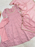 New Fancy Anarkali Gown-Pant And Dupatta Set Fully Stitched