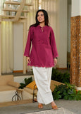 New Designer Heavy Roman Silk Party Wear Look Top With Farshi Salwar