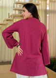 New Designer Heavy Roman Silk Party Wear Look Top With Farshi Salwar