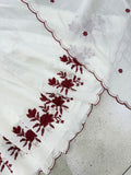 BEAUTIFUL EMBROIDERED WITH SEQUENCE PIPE WORKED GOWN PANT WITH DUPATTA
