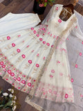 Festive Trending Designer Gown with Heavy sequence embroidery work Dupatta