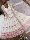 Festive Trending Designer Gown with Heavy sequence embroidery work Dupatta