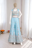 Soft Rangoli Silk with Embroidery Multi Thread Sequins Work Beautiful Dress