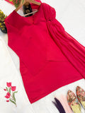 New Designer Party Wear Look Mal Chandar Cotton Fancy Border top with Plazo Pant