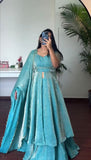 Fendy Crush Soft Micro cotton Lining & Hand work Beautiful Salwar Kameez