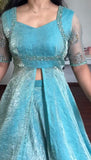Fendy Crush Soft Micro cotton Lining & Hand work Beautiful Salwar Kameez