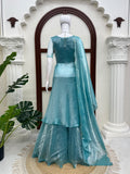 Fendy Crush Soft Micro cotton Lining & Hand work Beautiful Salwar Kameez