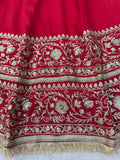 Vichitra silk with intricate Thread with Sequence with Cutwork with Fancy lace Salwar Kameez