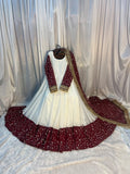 New Designer Maxi Anarkali Suit In New Fancy Style Pure Faux Georgette With Multi Needle Work and Embroidery Work