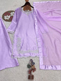 Pure Devsena Silk With Embroidery And Sequins Work Beautiful Salwar Kameez