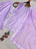 Pure Devsena Silk With Embroidery And Sequins Work Beautiful Salwar Kameez