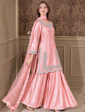 Pure Devsena Silk With Embroidery And Sequins Work Beautiful Salwar Kameez