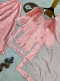 Pure Devsena Silk With Embroidery And Sequins Work Beautiful Salwar Kameez