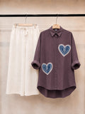Linen Pant & Cotton shirt Beautiful Patch Work Co Ord Set