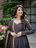 Heavy Vichitra Silk With 5mm Sequence And Embroidery Work Beautiful Salwar Kameez