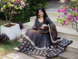 Heavy Vichitra Silk With 5mm Sequence And Embroidery Work Beautiful Salwar Kameez
