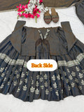 Heavy Vichitra Silk With 5mm Sequence And Embroidery Work Beautiful Salwar Kameez