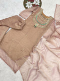 NEW MOST VIRAL PARTY WEAR HEAVY PURE SALSA CRUSH BEAUTIFUL KURTI-PANT WITH DUPATTA SET